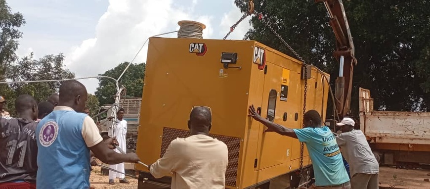 Tchad : à Pala, la Société Tchadienne des Eaux reçoit un groupe électrogène de 330 kVA Tchad : à Pala, la Société Tchadienne des Eaux reçoit un groupe électrogène de 330 kVA
