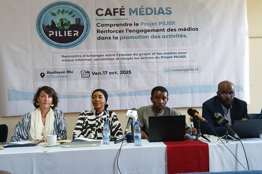 Tchad : Le Projet PILIER présente ses réalisations contre les inondations aux médias Tchad : Le Projet PILIER présente ses réalisations contre les inondations aux médias