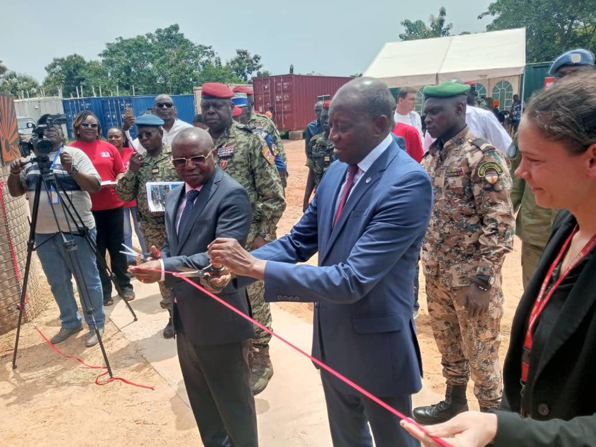 RCA : les Forces Armées Centrafricaines dotées d’un entrepôt d’armes aux normes internationales