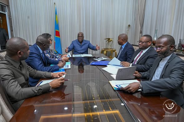 RDC : Réunion de conjoncture économique présidée par le ¨Président Félix Tshisekedi RDC : Réunion de conjoncture économique présidée par le ¨Président Félix Tshisekedi
