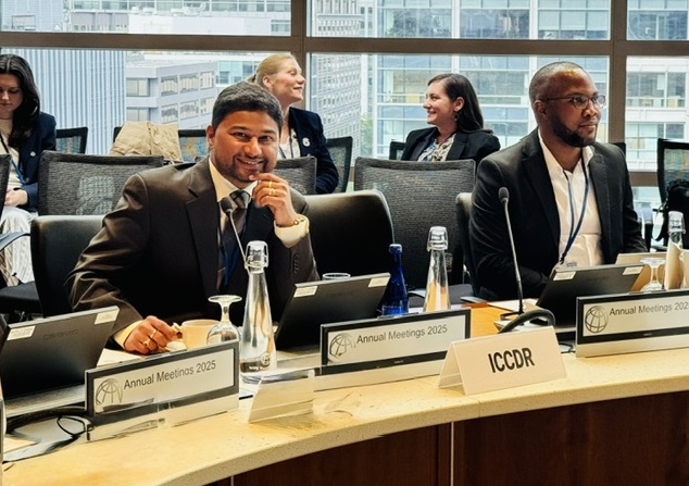 Ashraf Syed participant aux réunions de réflexion et de progrès de l'IDA de la Banque mondiale. Ashraf Syed participant aux réunions de réflexion et de progrès de l'IDA de la Banque mondiale.