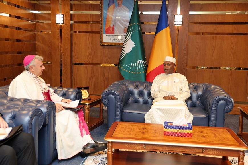Tchad/Vatican : le ministre d'Etat chargé des Affaires étrangères reçoit le Nonce apostolique
