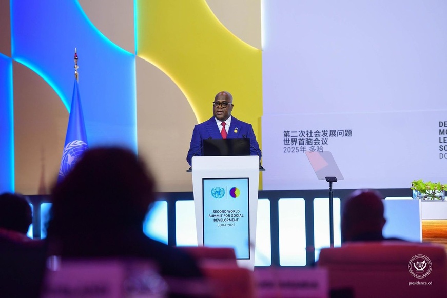 Sommet de Doha : le président Félix Tshisekedi présente le plan de développement social de la RDC