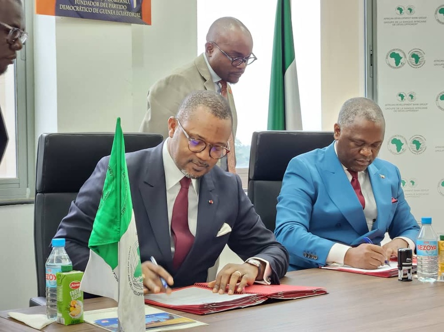 La BAD et la Guinée équatoriale signent un accord de financement de 58 millions d'euros pour l'inclusion et l’emploi des jeunes La BAD et la Guinée équatoriale signent un accord de financement de 58 millions d'euros pour l'inclusion et l’emploi des jeunes