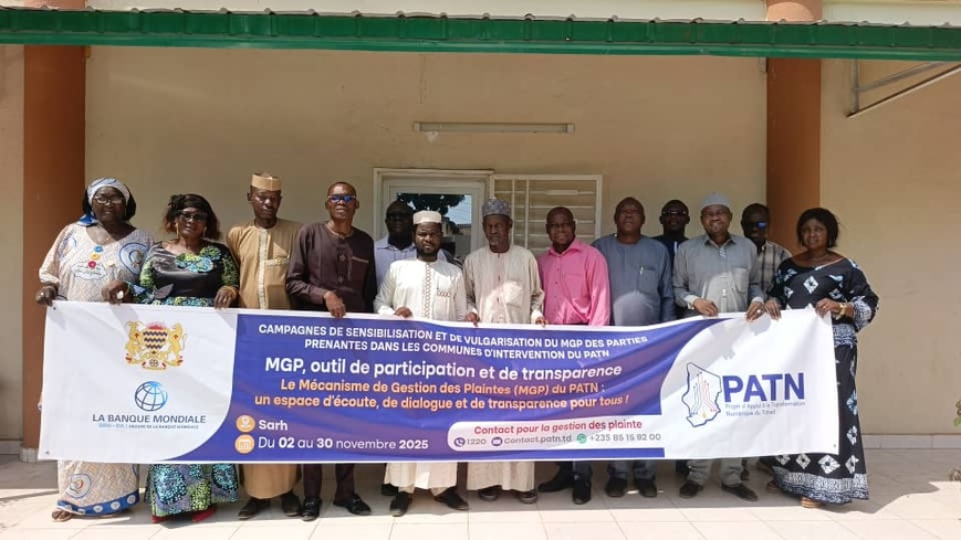 Tchad : Formation du PATN à Sarh sur la Gestion des Plaintes Citoyennes