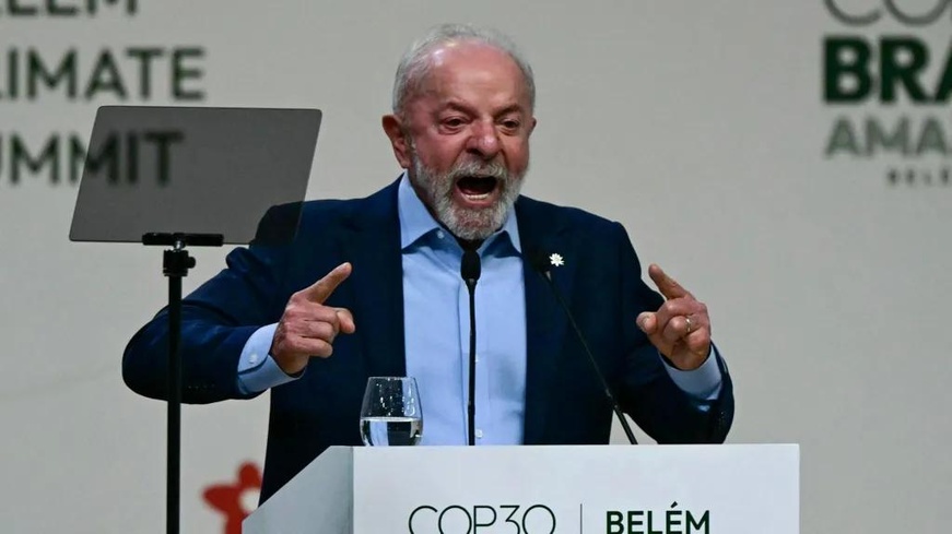Le président brésilien Lula a mis en garde contre les « forces extrémistes », lors de son discours devant les dirigeants du monde, au Sommet mondial sur le climat. Photo : Pablo Porciuncula/AFP Le président brésilien Lula a mis en garde contre les « forces extrémistes », lors de son discours devant les dirigeants du monde, au Sommet mondial sur le climat. Photo : Pablo Porciuncula/AFP