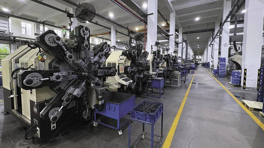 Photo shows a workshop of Zhejiang Meili High Technology Co., Ltd. today. (Photos provided by Zhejiang Meili High Technology Co., Ltd.)