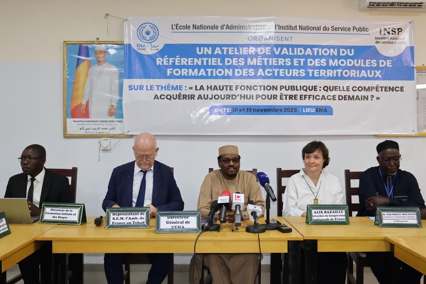 Tchad : ENA et INSP valident un nouveau référentiel pour moderniser la fonction publique Tchad : ENA et INSP valident un nouveau référentiel pour moderniser la fonction publique
