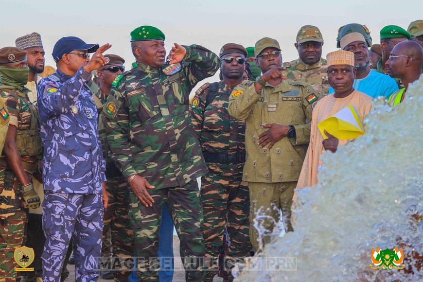 Niger : le président de la République visite le site du Programme Grande Irrigation à Diffa