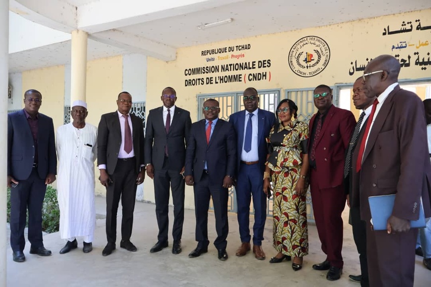 Tchad : la CNDH reçoit l’ambassadeur du Maroc et l’Ordre des Avocats