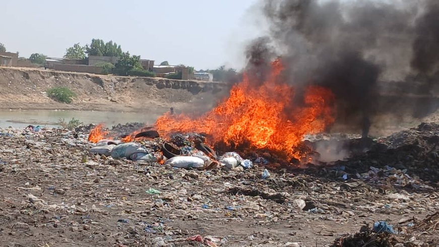 Tchad : La Police nationale incinère une importante quantité de produits prohibés