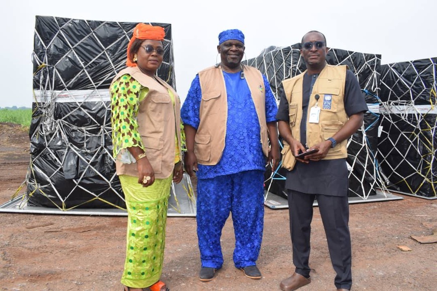 RCA : Réception du dernier convoi logistique électoral à Bangui en provenance de Chine RCA : Réception du dernier convoi logistique électoral à Bangui en provenance de Chine