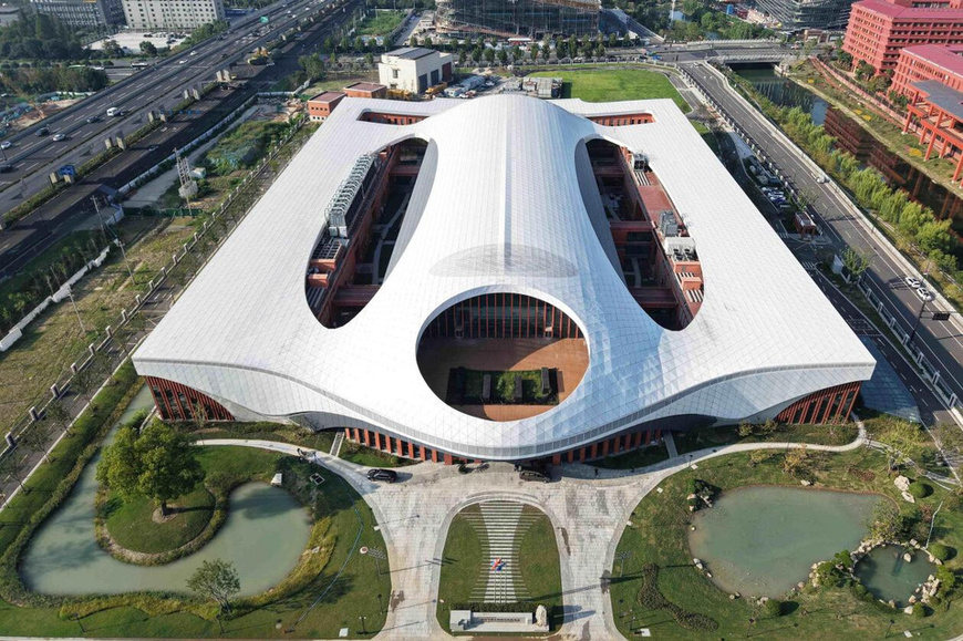Photo shows the Centrifugal Hypergravity and Interdisciplinary Experiment Facility (CHIEF) in Hangzhou, east China's Zhejiang province. (Photo/Long Wei)