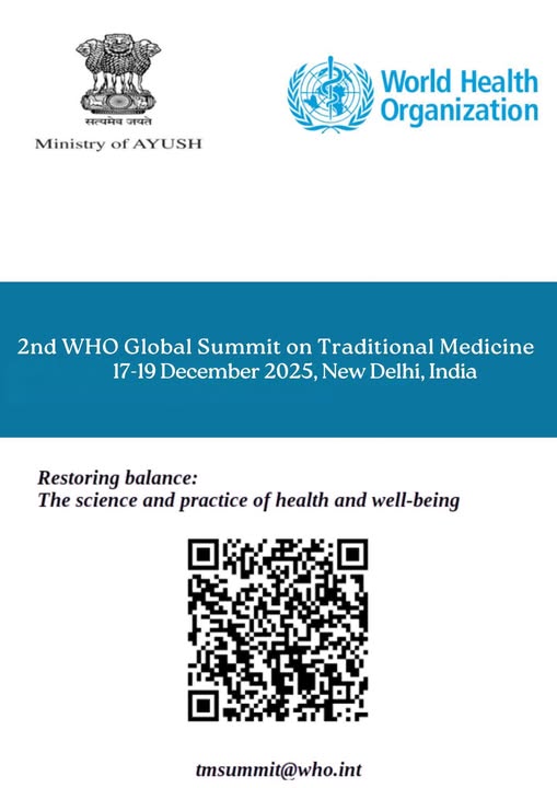 Inde : Deuxième sommet mondial de l'OMS sur la médecine traditionnelle à New Delhi