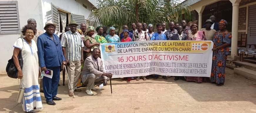 Tchad : Au Moyen-Chari, les leaders communautaires sensibilisés aux violences faites aux femmes Tchad : Au Moyen-Chari, les leaders communautaires sensibilisés aux violences faites aux femmes