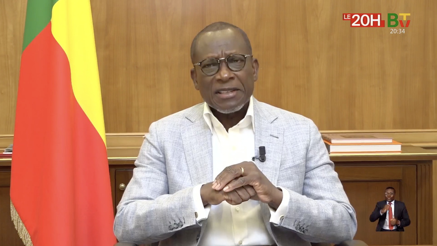 Tentative de déstabilisation au Bénin : le président Patrice Talon rassure la Nation Tentative de déstabilisation au Bénin : le président Patrice Talon rassure la Nation