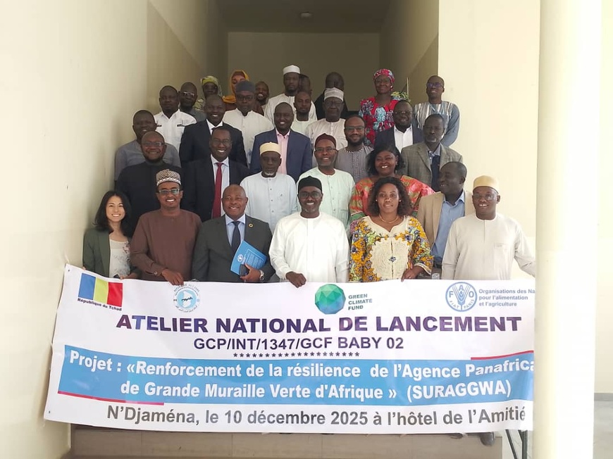 Tchad : lancement du Projet SURAGGWA pour renforcer la résilience climatique dans la Grande Muraille Verte Tchad : lancement du Projet SURAGGWA pour renforcer la résilience climatique dans la Grande Muraille Verte