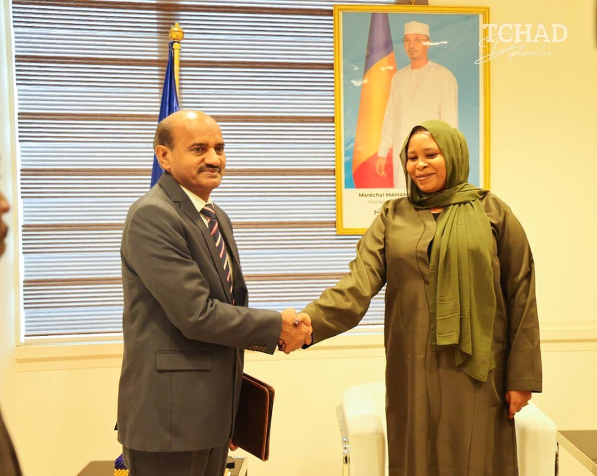 Tchad : l’ambassadeur de l’Inde fait ses adieux Tchad : l’ambassadeur de l’Inde fait ses adieux