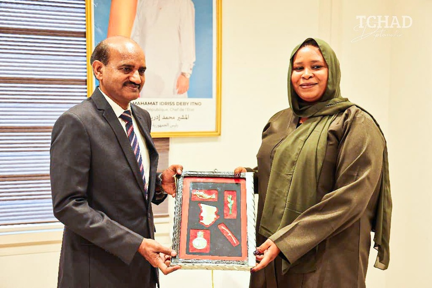 Tchad : l’ambassadeur de l’Inde fait ses adieux Tchad : l’ambassadeur de l’Inde fait ses adieux