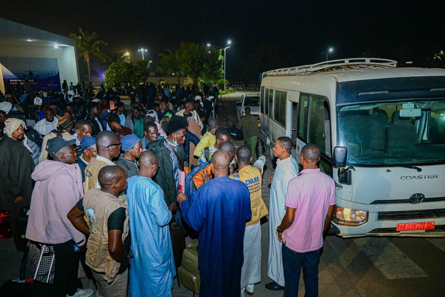 Tchad : Retour volontaire de 247 Tchadiens en provenance de la Libye Tchad : Retour volontaire de 247 Tchadiens en provenance de la Libye