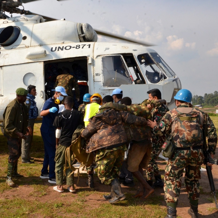 RDC - Ituri : La MONUSCO évacue 10 militaires congolais blessés lors de combats