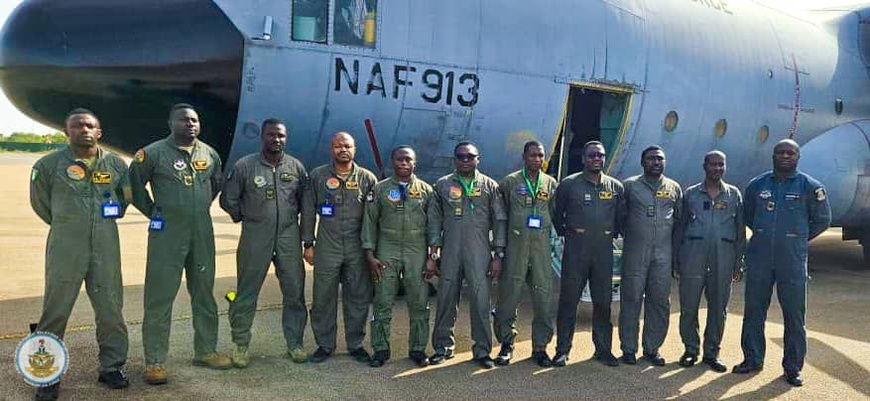 Nigerian Air Force : Le C-130 en route pour sa maintenance après une escale au Burkina Nigerian Air Force : Le C-130 en route pour sa maintenance après une escale au Burkina