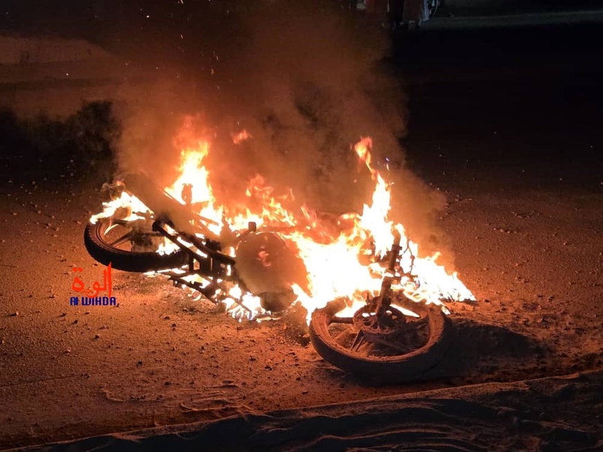 N'djamena : une chute de moto à grande vitesse fait deux blessés à Sabangali
