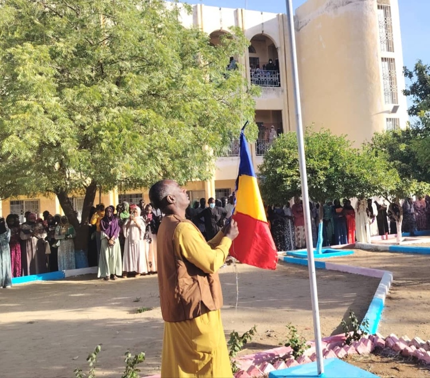 Abéché : La FALASH réaffirme son identité républicaine par la levée des couleurs