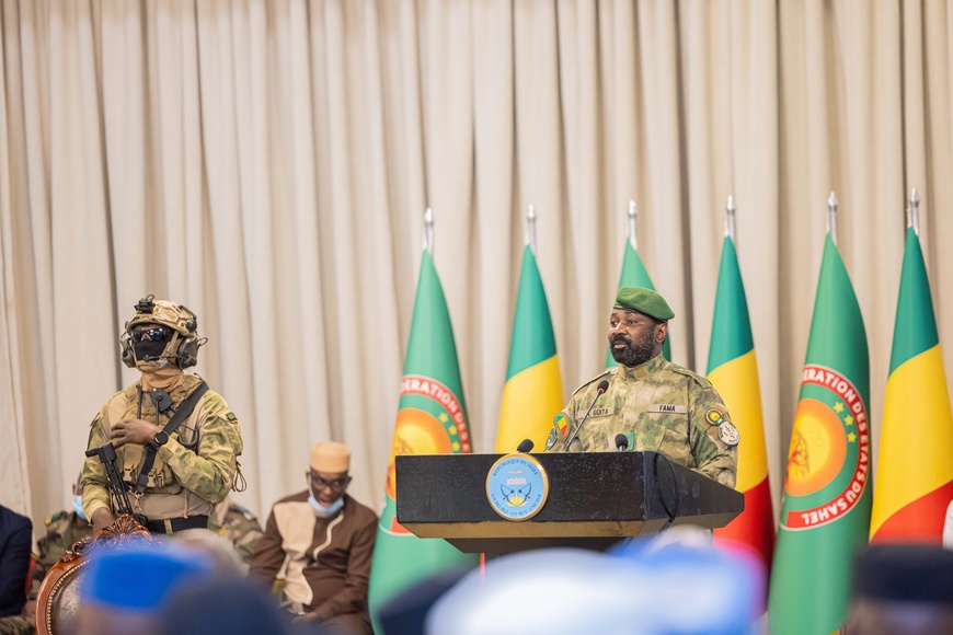 Mali : Le président de la transition reçoit les vœux des forces vives de la nation Mali : Le président de la transition reçoit les vœux des forces vives de la nation