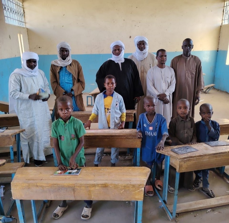 Tchad : tournée de suivi et d'évaluation du délégué de l’Education nationale du Kanem Tchad : tournée de suivi et d'évaluation du délégué de l’Education nationale du Kanem
