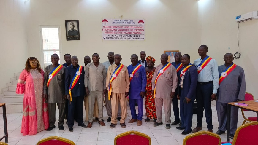 Tchad : les conseillers provinciaux du Moyen-Chari en formation sur la gestion du budget public Tchad : les conseillers provinciaux du Moyen-Chari en formation sur la gestion du budget public