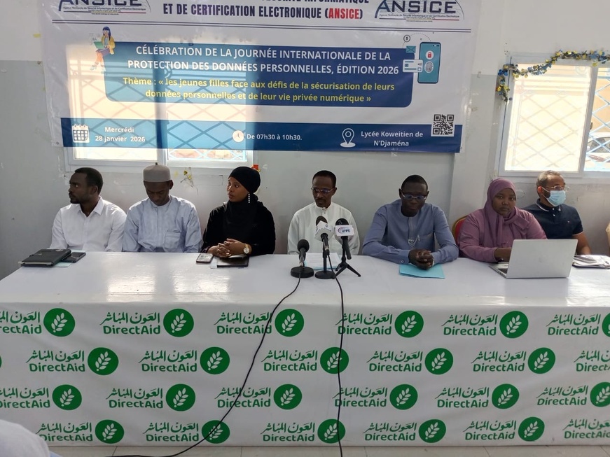 Tchad : Journée internationale des données personnelles, l’ANSICE sensibilise les élèves à N’Djamena Tchad : Journée internationale des données personnelles, l’ANSICE sensibilise les élèves à N’Djamena