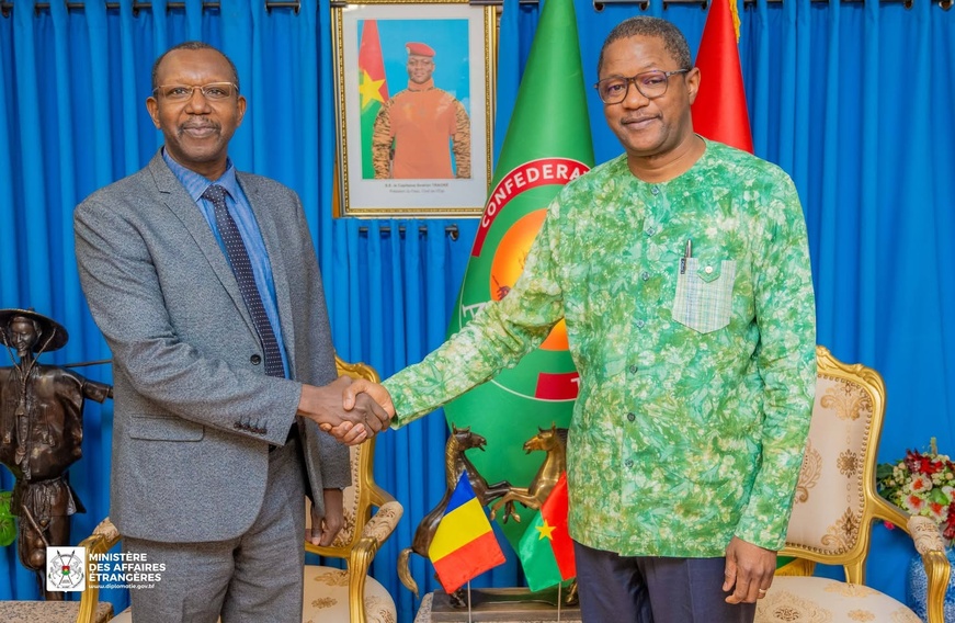 Le Tchad veut renforcer sa coopération avec le Burkina Faso Le Tchad veut renforcer sa coopération avec le Burkina Faso