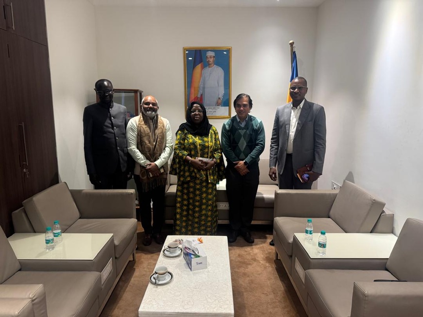 Coopération sanitaire : l’ambassade du Tchad en Inde échange avec Yashoda Hospitals Coopération sanitaire : l’ambassade du Tchad en Inde échange avec Yashoda Hospitals