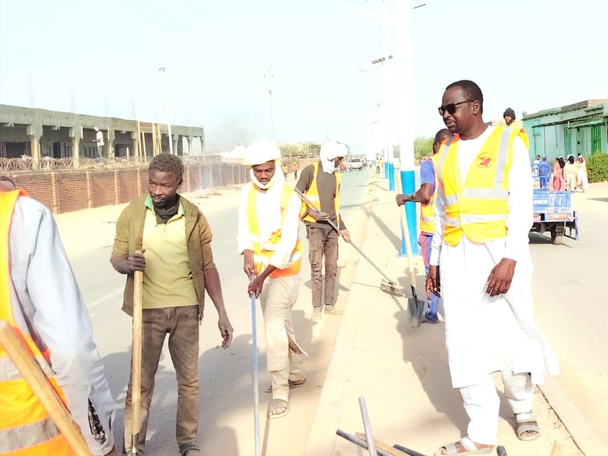 Tchad : la commune d'Abéché intensifie l’opération « Samedi citoyen » sur l’axe du marché Park d’Adré