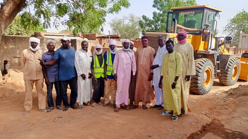 Tchad : À Mongo, les habitants du secteur 07 s’engagent pour la construction d’une piste communautaire