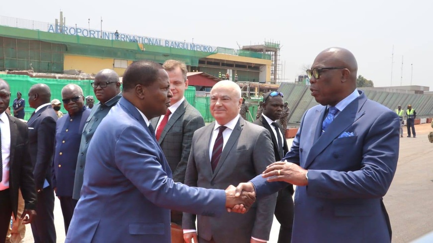 Le Président Faustin Archange Touadéra en visite de travail d’une semaine en Russie Le Président Faustin Archange Touadéra en visite de travail d’une semaine en Russie