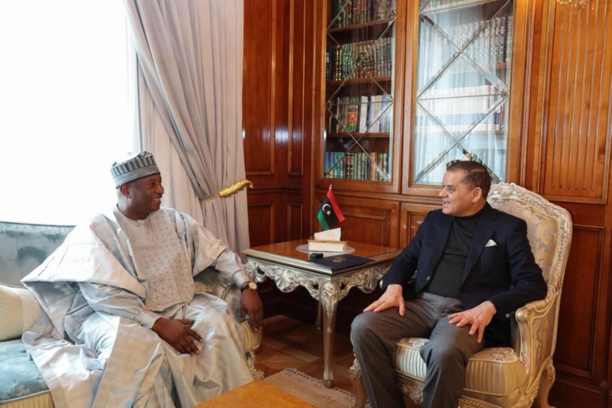 Libye-Tchad : le Premier ministre libyen reçoit le nouvel ambassadeur du Tchad en Libye