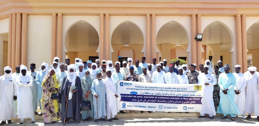 Tchad : à Abéché, lancement du projet « Paix, Sécurité et Cohésion Sociale à l’Est du Tchad »
