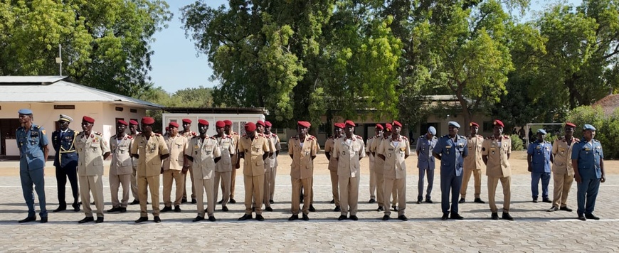 Tchad : fin de stage pour deux promotions d’officiers au Groupement des Écoles Militaires Interarmées Tchad : fin de stage pour deux promotions d’officiers au Groupement des Écoles Militaires Interarmées