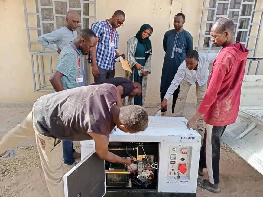 Tchad : la GIZ à travers le Projet SARES remet au Conseil provincial, un générateur de 15 KVA