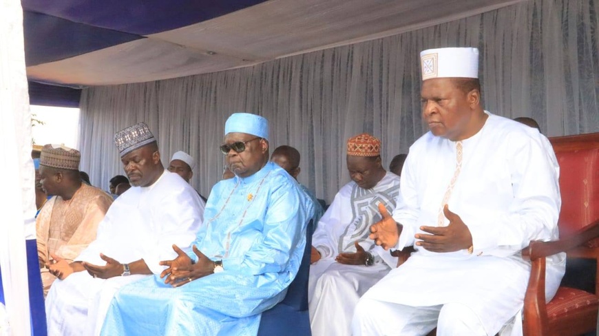 RCA : grande prière du Ramadan en présence du président de la République à la mosquée de Kina