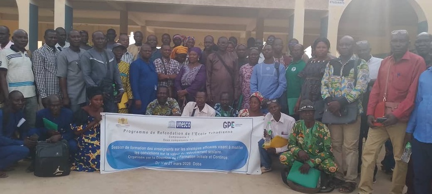 Tchad : les enseignants chargés de cours du primaire du Logone Oriental outillés sur la problématique du redoublement Tchad : les enseignants chargés de cours du primaire du Logone Oriental outillés sur la problématique du redoublement