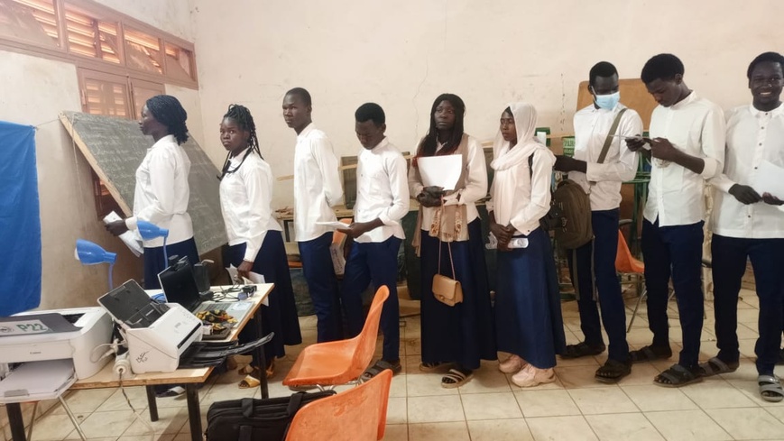 Tchad : au Guéra, enrôlement biométrique au Lycée de Mongo