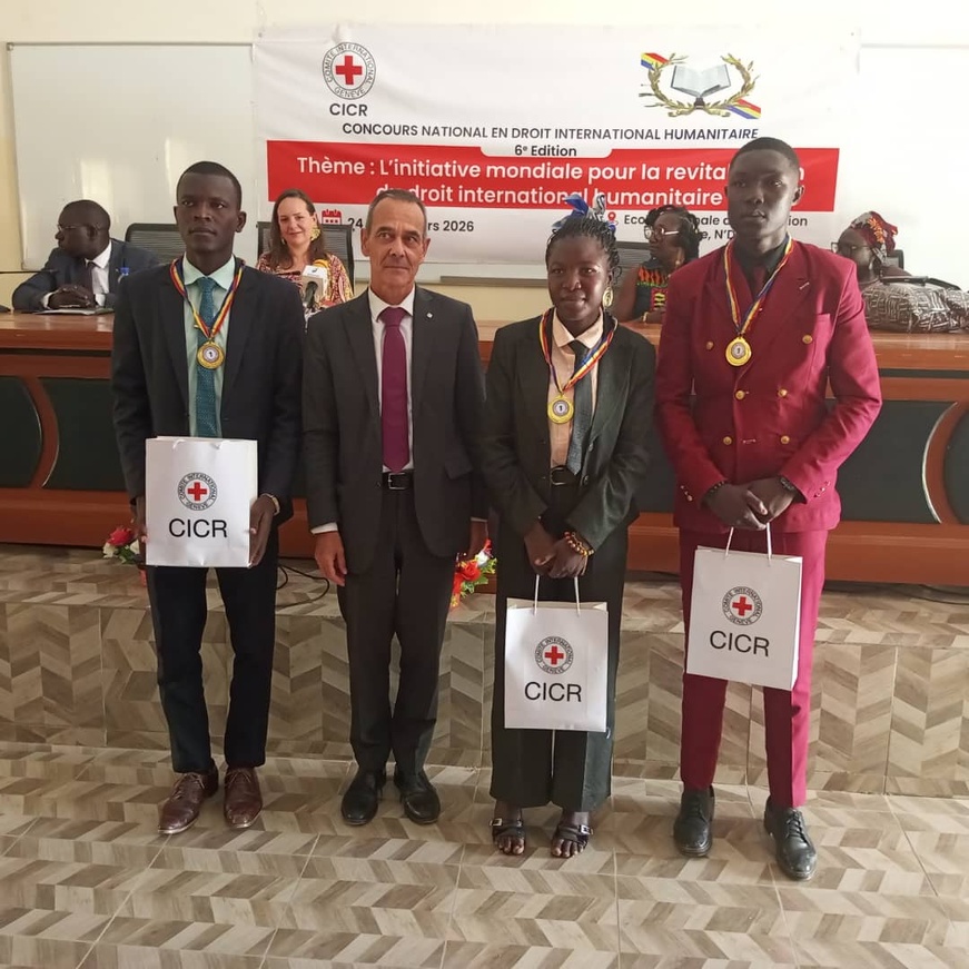 Tchad : le CICR clôture son concours national en droit international humanitaire Tchad : le CICR clôture son concours national en droit international humanitaire