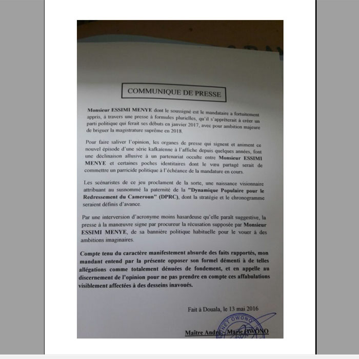 Cameroun:Vague de sanctions pour un journal dangereux !