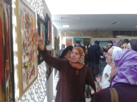 Amina Id Abdellah, un talent artistique venant d'Aghbalou Amina Id Abdellah, un talent artistique venant d'Aghbalou