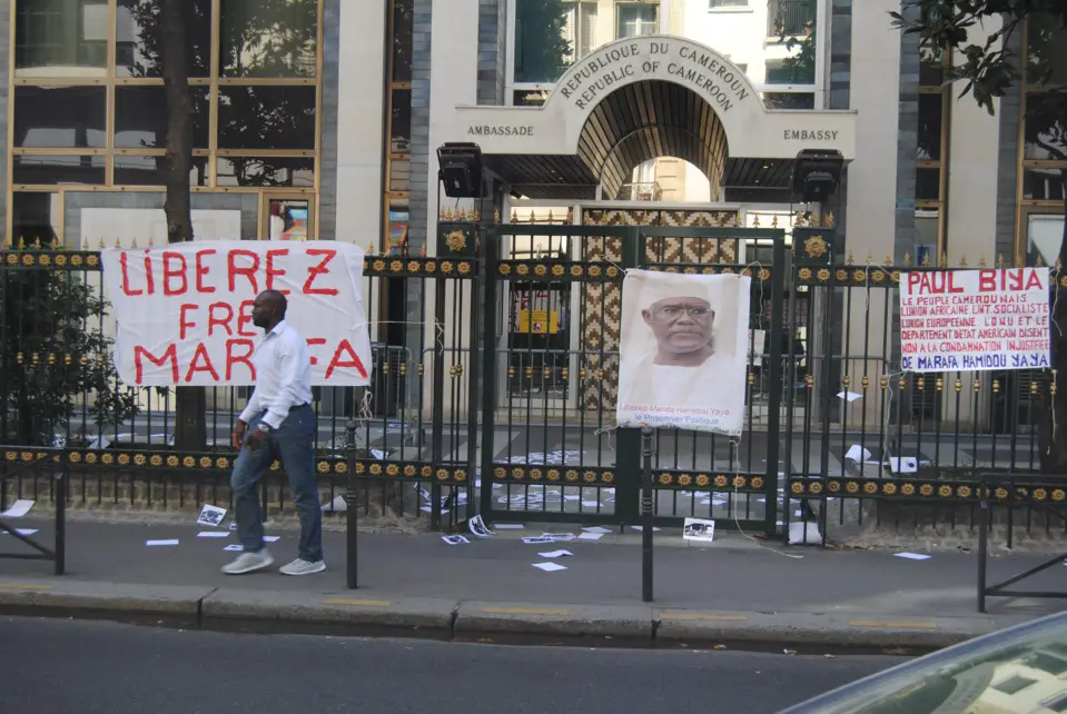  Panique à l’ambassade du Cameroun à Paris ce matin :  Les  amis de Marafa Hamidou Yaya sévissent
