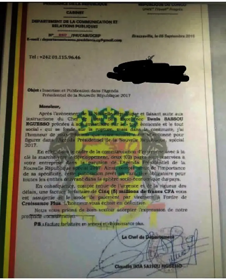           Congo Brazzaville :  le site d'information congo-liberty.com abusé par un faux usage de faux. 