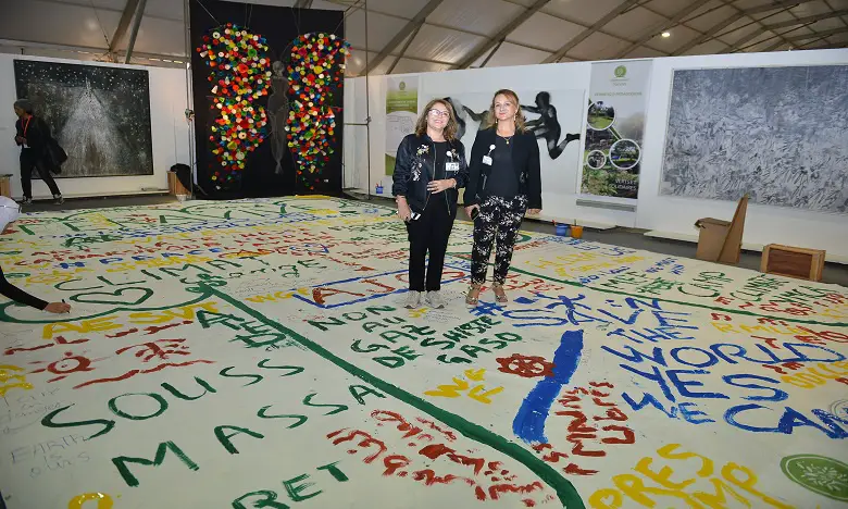 Toile Géante : l’art écologique citoyen au  rendez-vous de la COP 22 de Marrakech 